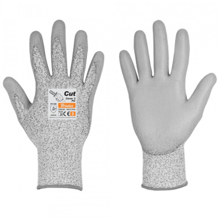 Rękawice antyprzecięciowe Ochronne Rozmiar 8 CUT COVER 3 Bradas RWCC3PU8