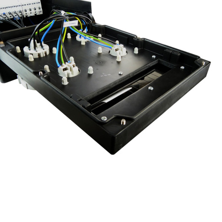 Rozdzielnica budowlana gumowa HD-S/FI IP67 32A/5P 16A/5P 2x230V gniazda Mennekes Schuko Doktorvolt® DV-9559-D