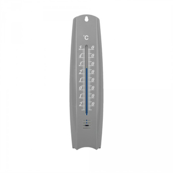 Termometr zewnętrzny 26cm Szary WHITE LINE Bradas WL-M34GY