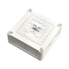 Puszka natynkowa 8-wlotowa pusta VIPLAST BIAŁA IP55 05 052-01