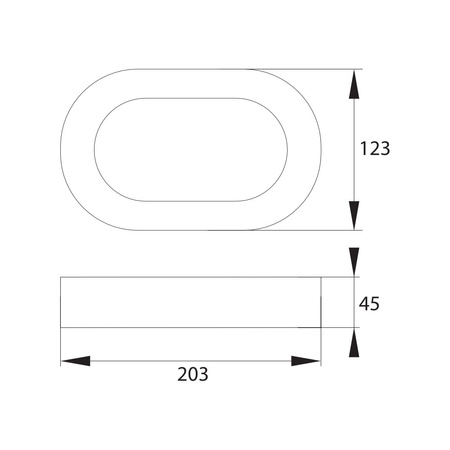 Oprawa elewacyjna VALIT 10W 4000K 850LM IP65 OWAL GRAFIT Bemko C25-EL2-O-010GR-4K