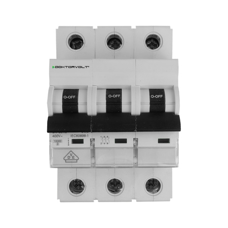 Wyłącznik nadprądowy MCB 10kA 3P 32A VDE C32A Doktorvolt DV-3912
