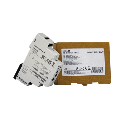 Przekaźnik napięciowy 1 modułowy Doktorvolt IP40 na szynę DIN HRN-33