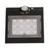 SILOE LED 1.5W. lampa solarna z czujnikiem ruchu 120st. 190lm. IP65. 4000K. 1200mAh. podwójne źródło światła. czarna OR-SL-6083BLR4
