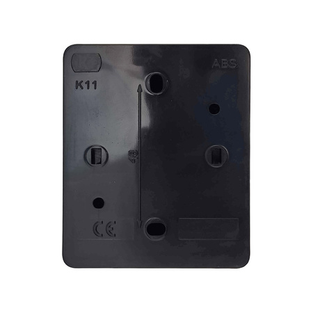 Gniazdo pojedyncze SCHUKO natynkowe ViPlast Koala IP44 czarne 181‑05 181-05