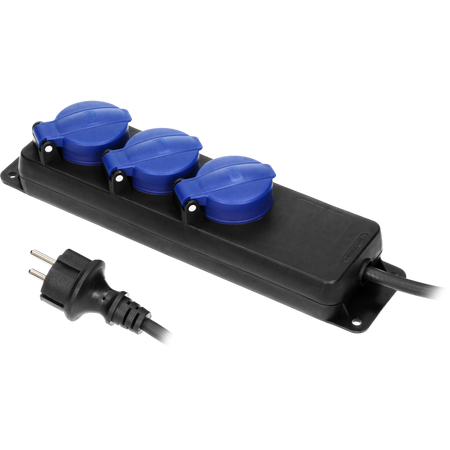 Przedłużacz warsztatowy bryzgoszczelny 3m Schuko OR-AE-13158(GS)/3M