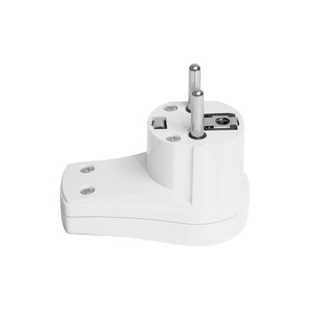 Wtyczka rozbieralna kątowa Uni-Schuko z wyłącznikiem i podświetleniem 230V 16A W-99919