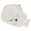 Wtyczka kątowa 2P+Z z włącznikiem i kontrolką AWA-ŁK/BIAŁA