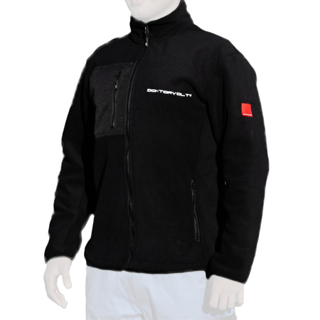 Bluza polarowa robocza Czarna Doktorvolt Rozmiar S DV-2230-KP-028A-S