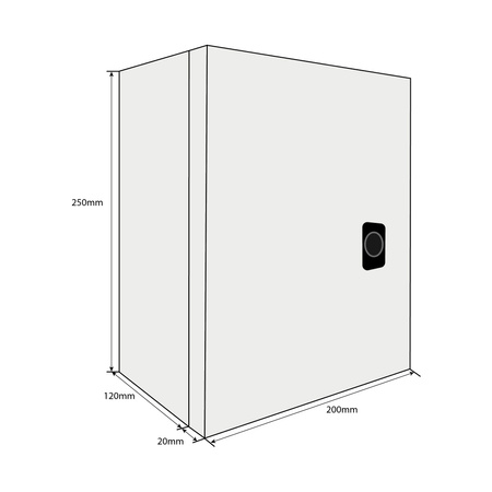 Skrzynka rozdzielcza metalowa IP65 rozdzielnia elektryczna Doktorvolt natynkowa i podtynkowa SIBox 2,5.2.1,4