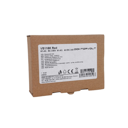 Przekaźnik pomocniczy VS116K Red VS116K/RED
