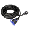 Przedłużacz warsztatowy bryzgoszczelny kabel olejoodporny 230VAC/16A 10 m Schuko OR-AE-13169(GS)/10M