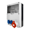 Rozdzielnica budowlana TD-S/FI 32A Zabezpieczona erbetka 2x230V Schuko Doktorvolt DV-6725-D