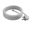 Przewód przyłączeniowy 10m z wtyczką kątową Uni-Schuko 250V 16A 3x1,5 mm² OMY PP-50 biały W-98426