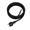 Przewód przyłączeniowy 10m z wtyczką prostą 250V 16A 3x2,5 mm² IP44 H05RR-F PP-40H czarny W-97537