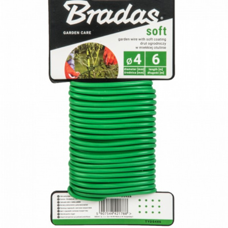 Drut ogrodniczy SOFT 5mm x 4m Bradas 1795