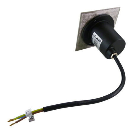 Oprawa najazdowa GU10 10W IP67 inox oprawa do kostki lampa ogrodowa gruntowa bez żarówki GTV ON-ALFAKGU10-06-MINI