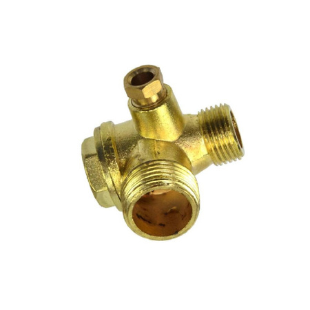 Zawór zwrotny kompresora 1/2"x3/8x1/4" G80308