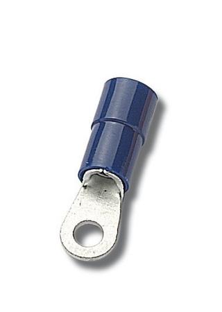 100 sztuk Końcówki izolowane oczkowe 2,5 mm M6 9383