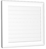 Kratka wentylacyjna zamykana FI 150 biała 170x170mm AirRoxy 02-364