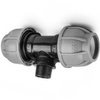 Trójnik do rur PE 32mm / GZ 1" / 32mm PN10 BRADAS DSRA10T32M1