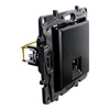 Gniazdo komputerowe pojedyncze RJ45 6A STP czarne Niloe Step 863569