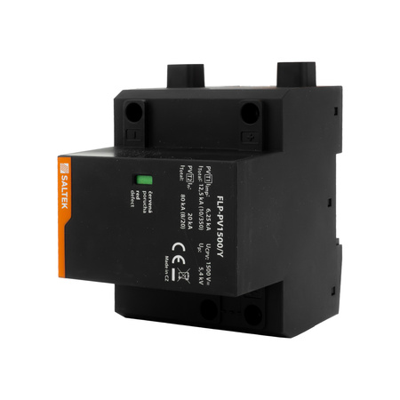 Ogranicznik przepięć PV typ 1 40kA FLP-PV1500/Y do 1500V DC szyna DIN warystorowy ochronnik przepięciowy fotowoltaiczny A04200