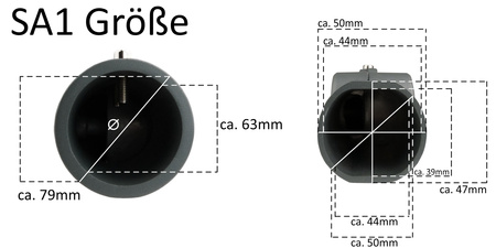 Adapter regulowany do lamp słupów ulicznych LED 50W SA1 GTV 0840