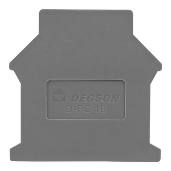 Płytka końcowa do złączki szynowej 16mm2 PC16 DGN D-PC16-01P-11-00A(H)