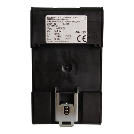 Odgromnik Ogranicznik Przepięć typ 1/2 VAL-MS-T1/T2 1000DC-PV/2+V PHOENIX CONTACT 2801160
