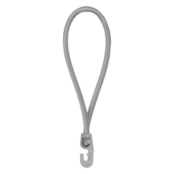 Guma elastyczna z hakiem PVC 0,4x25cm szara Bradas BCH3-0425GY-E