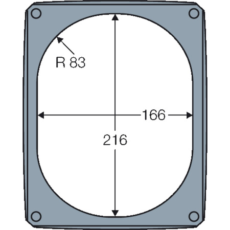 Hensel Puszka IP66/ip67 255x205x112mm bez przetłoczeń i zacisków czarna poliwęglan KF2500 C KF 2500C