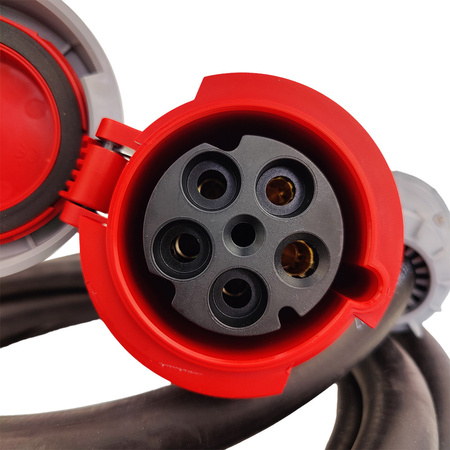 Przedłużacz siłowy 5m 63A/5P IP67 CEE 400V 5x16 mm2 Doktorvolt® DV-4742-CEE-63