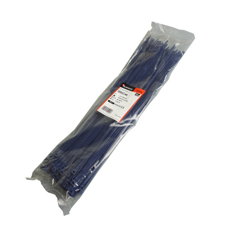 Opaski zaciskowe 200x3,5 mm z opiłkami metalu wykrywalne 100 sztuk BMBDT2036E