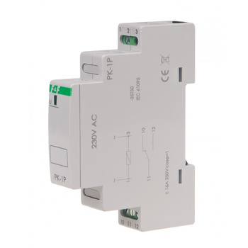 Przekaźnik elektromagnetyczny PK-1P 230 V F&F PK-1P-230V