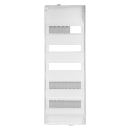 Rozdzielnica modułowa podtynkowa 5x12 zabezpieczona 14xMCB 2xRCCB VDE  okablowana skrzynka elektryczna Hager 880,50x348x94,5mm zaciski rozgałęźne L1, L2, L3, N, PE Doktorvolt DV-6289-PT