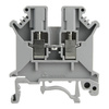 Złączka szynowa przelotowa szara śrubowa 2,5mm2 1P VDE UL PC2.5-01P-11-00A(H)