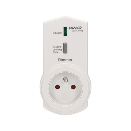 Gniazdo z funkcją ściemniania. sterowane bezprzewodowo. ORNO Smart Living OR-SH-1702
