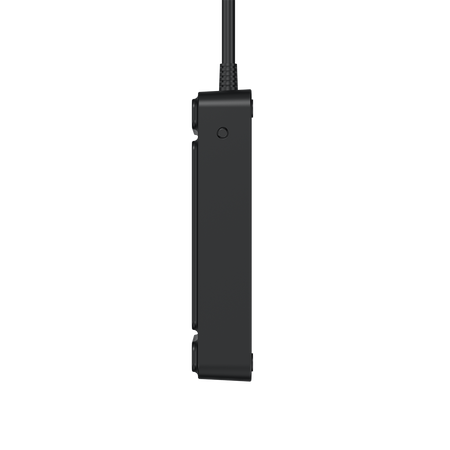Listwa przepięciowa 4x gniazdo Schuko 3x USB-A 1x USB-C czarna W-00355