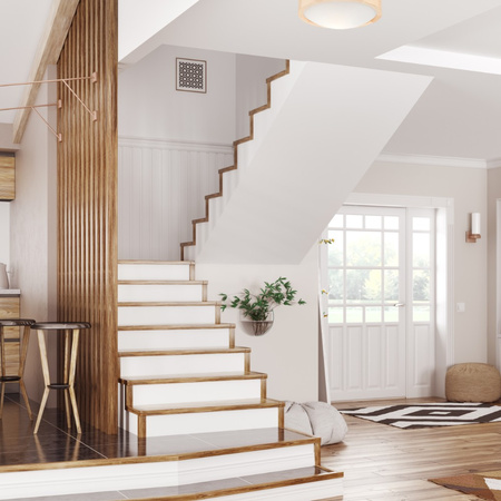 Lampa sufitowa plafon drewniany sosnowy LED 1-punktowy wypukły 27 cm LD-PD-8.1 SOSNA