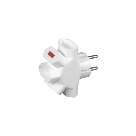 Rozgałęźnik 4x2P/II z podświetleniem R-4/S