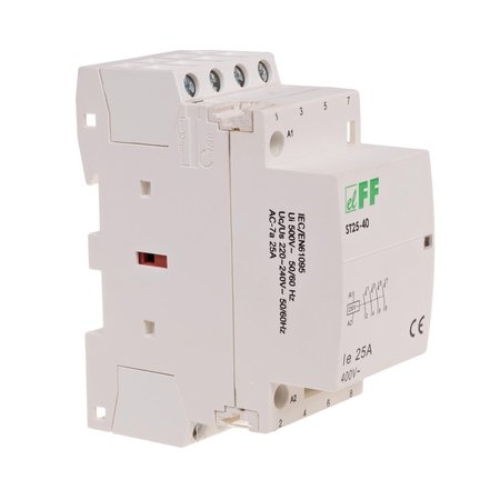 Stycznik modułowy 25A 230V AC na szynę ST25-40