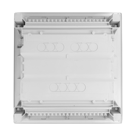 Rozdzielnica modułowa podtynkowa 1x12 zabezpieczona 8xMCB 1xRCCB VDE okablowana skrzynka elektryczna Hager 356x348x98mm Doktorvolt DV-6197-PT