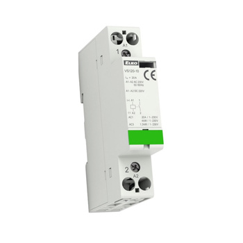 Stycznik modułowy 230V Ith 20A styki 1NO 230V ELKO VS120-10 230V AC/DC