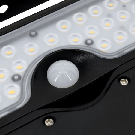 Naświetlacz solarny LED SOLEN 5W 500LM 4000K IP65 czarny czujnik PIR 2842