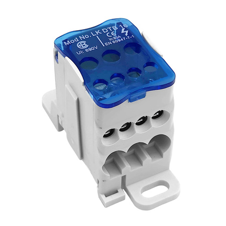 Blok dystrybucyjny LK DTB 16 blok rozdzielczy 7 zacisków Elektro Becov ULK016