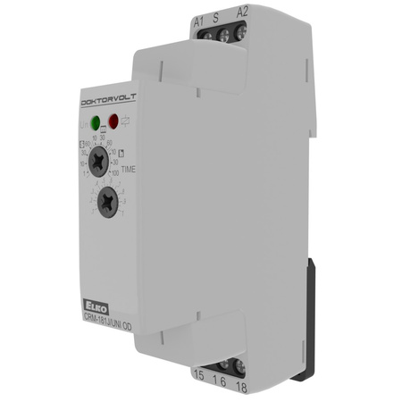 Jednofunkcyjny przekaźnik czasowy AC/DC 12-240V ELKO CRM-181J/UNI OD