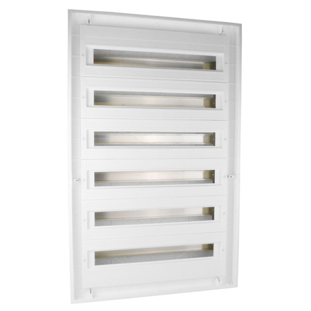 Rozdzielnica podtynkowa DARP-144 144 modułowa 6x24 IP54 z aluminiowymi drzwiami E-P 9.624