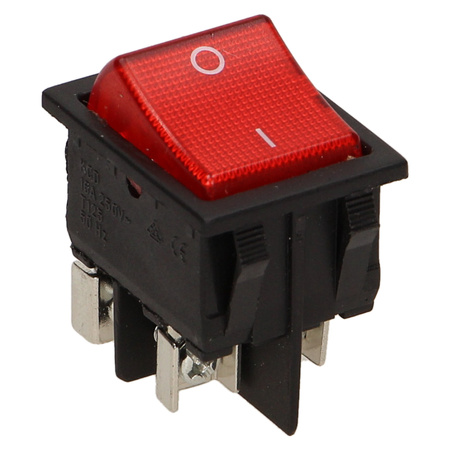 Łącznik kołyskowy. podświetlany. czarny ŁK-6/CZARNY