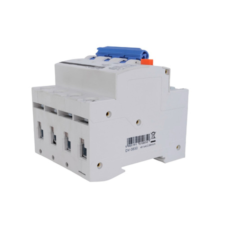 Wyłącznik różnicowoprądowy z członem nadprądowym C16 Typ A 30mA 16A 4P RCBO Doktorvolt DV-0850